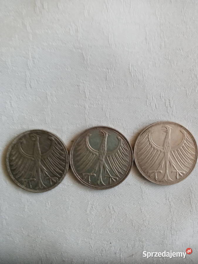 Monety 5 markowe Żory