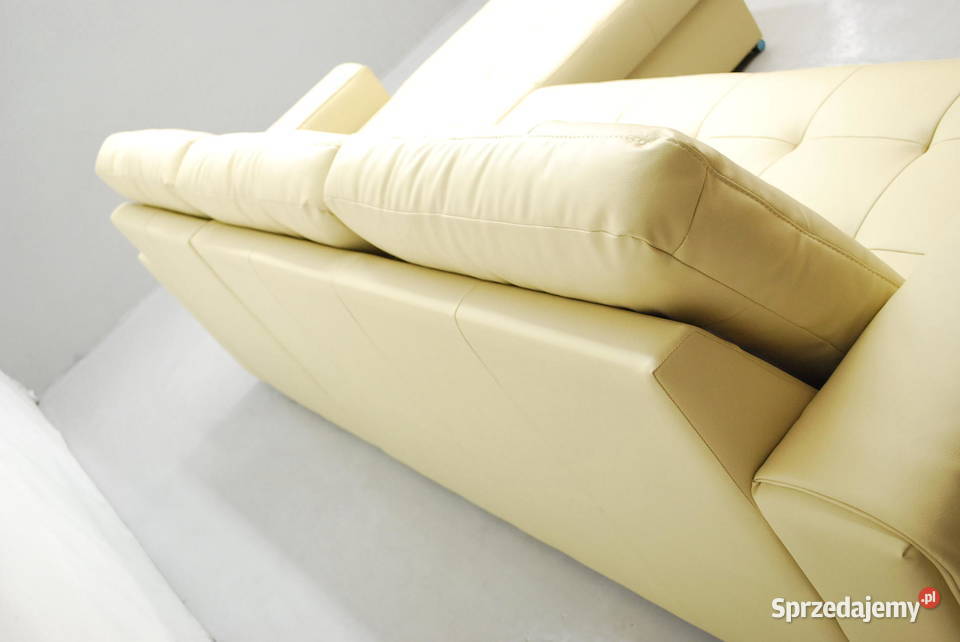 OOC beżowy SKÓRA NATURALNA NAROŻNIK Z Poznań