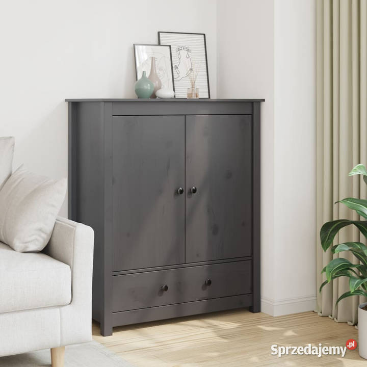 Szafka szara 83x415x100 lite drewno sosnowe mazowieckie Warszawa