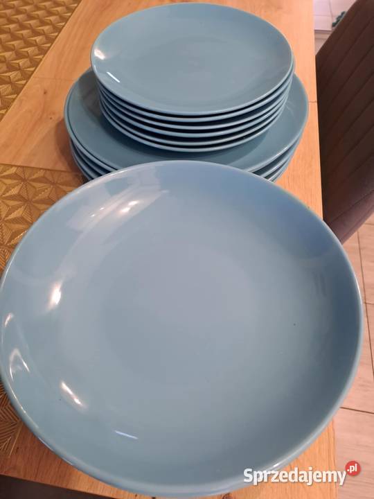 Okazja Talerze Ikea turkusowe Talerze i talerzyki Skierniewice