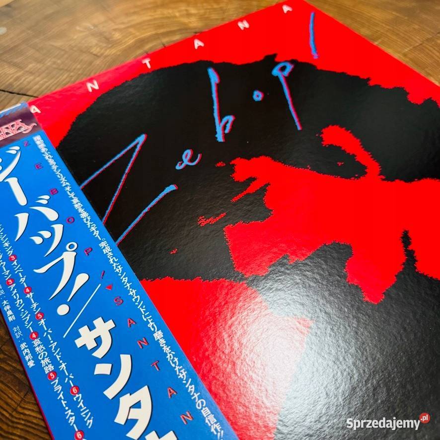 Santana Zebop EXEX Japan Obi LP 1981 Cbssony Szczecin