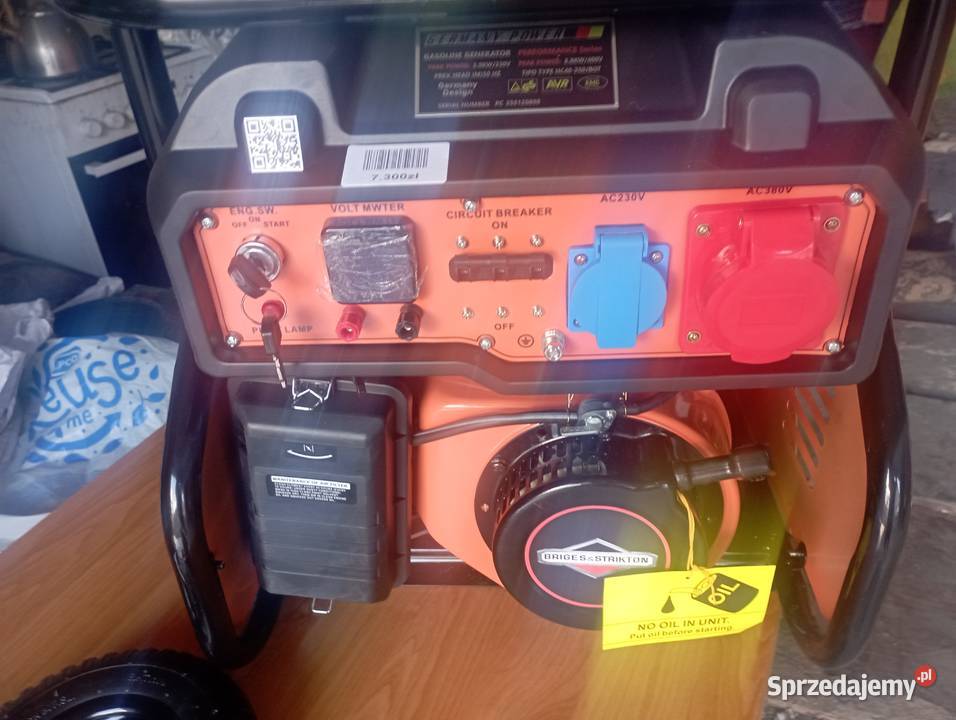 Nowy GENERATOR PRĄDU Na Sil Briggs Stratton Agregaty prądotwórcze śląskie Golasowice