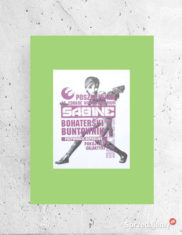 sabine plakat A4 star wars plakat 21x30 Opole