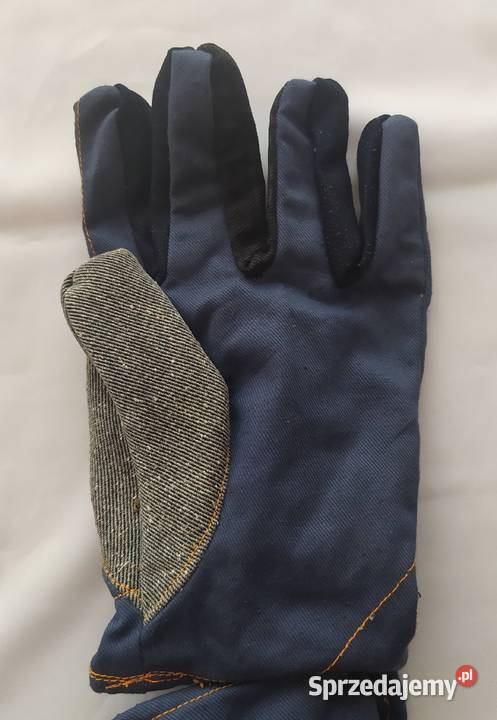 Rękawice robocze męskie BLUE paski niebieski Hajnówka sprzedam
