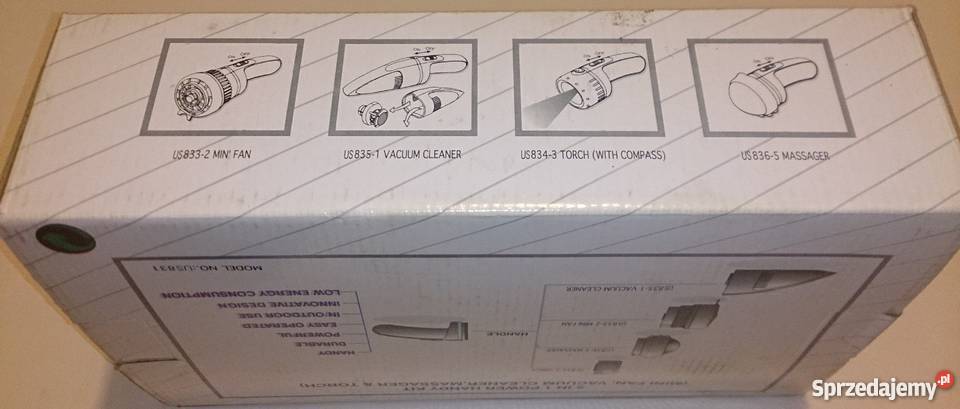 Power Handy Kit 5in1 masażer wentylator latarka Rogoźnik