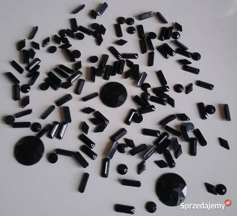 Koraliki Czarne Plastik Gdańsk