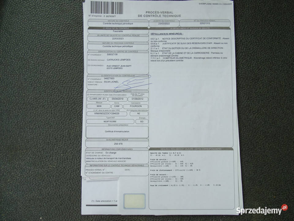 MAN TGL 8150 Przebieg 268 Euro 5 Sprowadzony centralny zamek Kopana