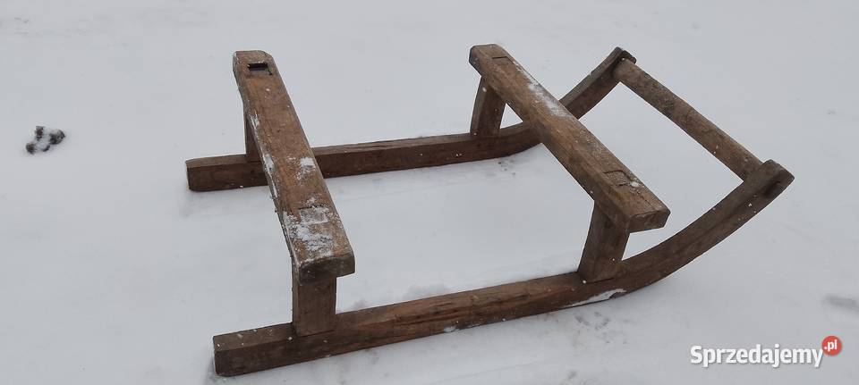 Stare saniesanki debowe Sporty zimowe podlaskie Augustów