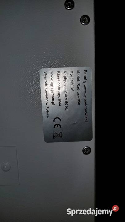 RADIUS Panele grzewcze grzejniki na podczerwień Golina
