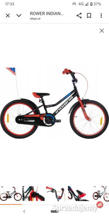 Sprzedam Dziecięcy Nowy Rower INDIANA ROCY KID Warszawa