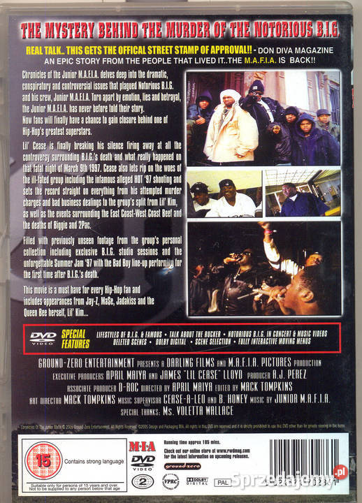 JUNIOR MAFIA CHRONICLES OF JUNIOR CD DVD Włocławek