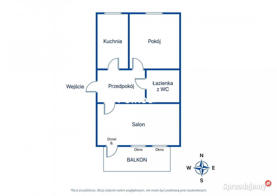 centrum PKP 2 pokoje 290 lubelskie Biała Podlaska