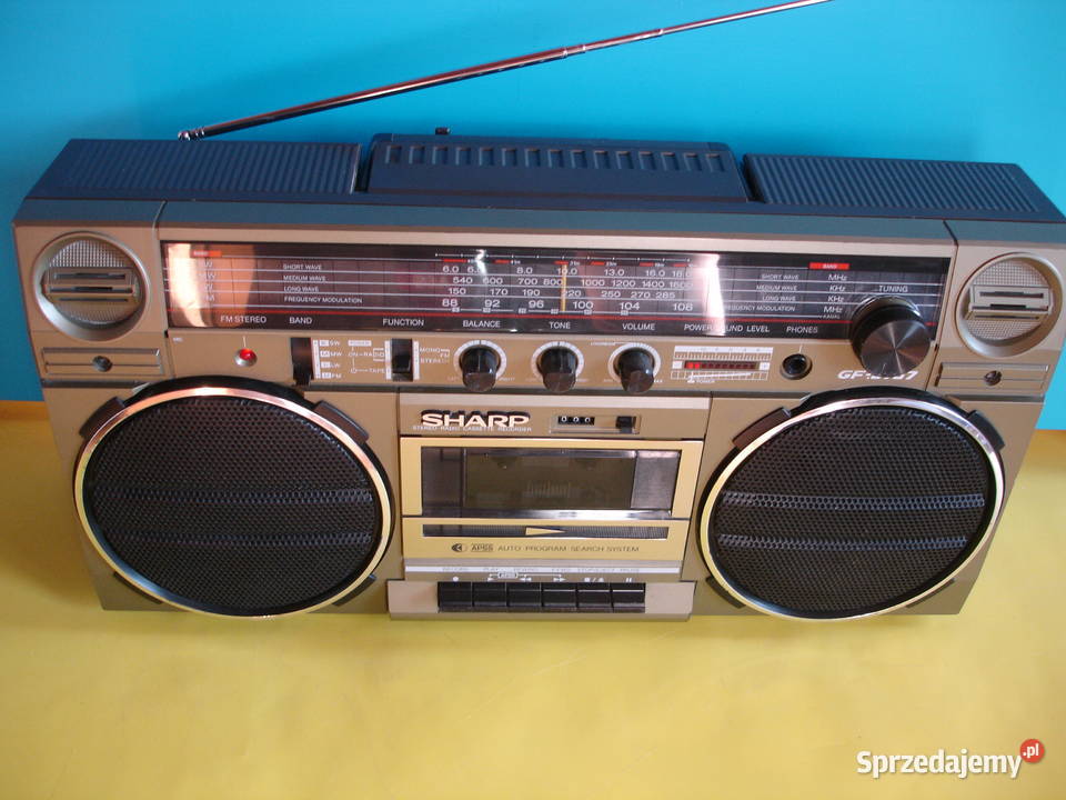 Radiomagnetofon SHARP GF5757HB lubuskie Zielona Góra sprzedam