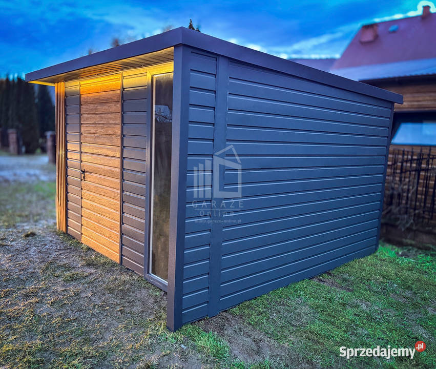 Schowek Domek ogrodowy PREMIUM 3x3m wiata drzwi Cieszyn