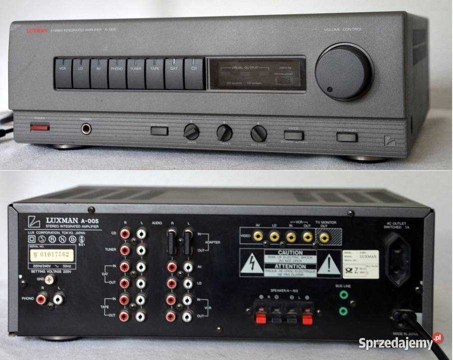 LUXMAN Wzmacniacz A005 System Midi 36 Usterka podkarpackie Haczów