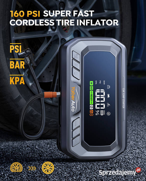 Yaber YA90 Jump Starter 6000A PowerBank PD 65W Zamieście