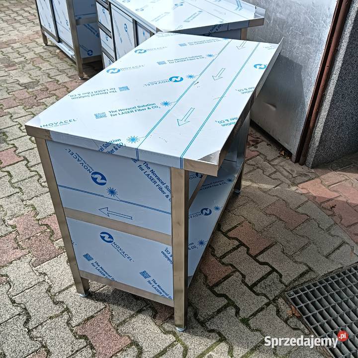 Stół gastronomiczny zabudowany drzi suwane Słupia Kapitulna