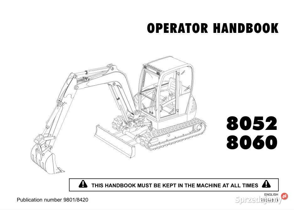 JCB 8052 8060 instrukcja obslugi instrukcja Kielce