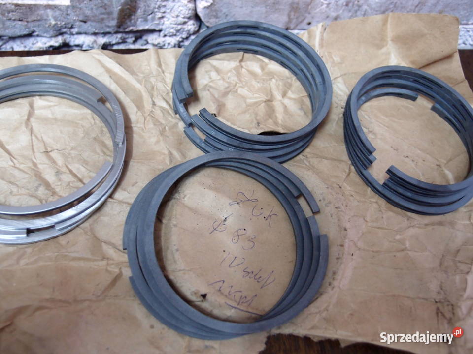 pierścienie tłoka IV szlif fi 83mm komplet Żuk Łódź sprzedam