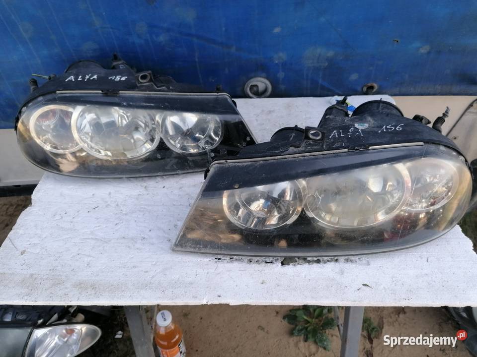 Lampy Przód Kpl Alfa Romeo 156 osobowe Wisznice