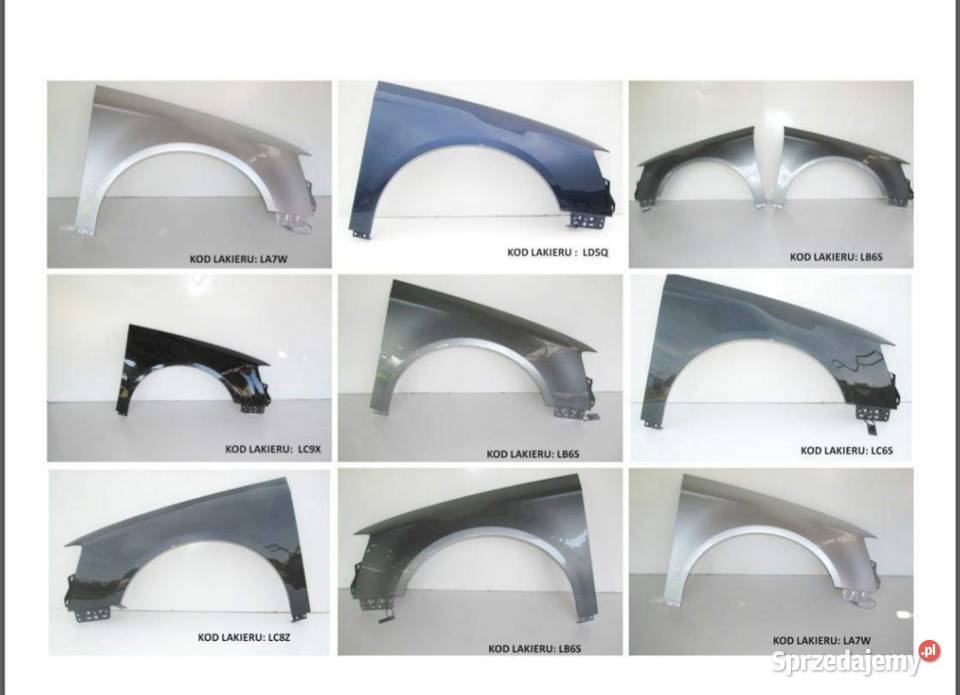 Nowy Błotnik VW Passat B6 Prawy Lewy Każdy Kolor Rzeszów