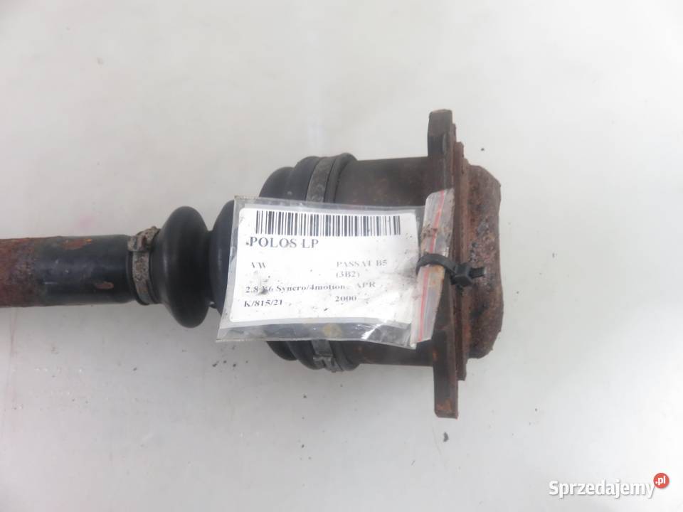 PÓŁOŚ LEWA PRZEDNIA VW PASSAT B5 28 V6