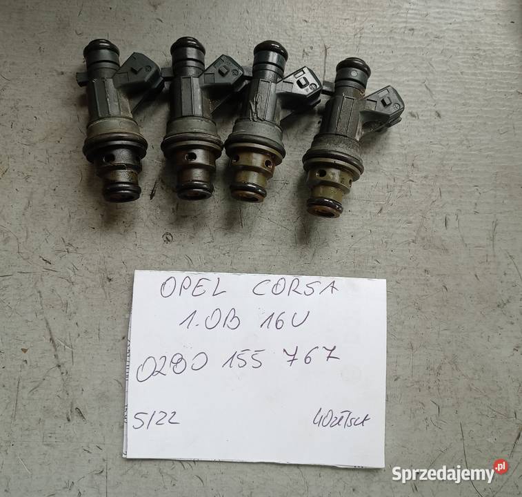 Sprawdzony wtryskiwacz Opel Corsa 10 B Suchedniów
