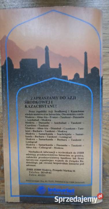 Azja Środkowa i Kazachstan Intourist małopolskie Kraków