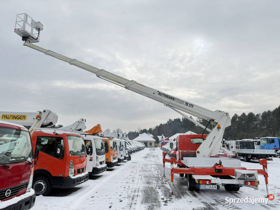 Nissan Cabstar Podnośnik Koszowy 27m RUTHMANN TB Nissan Nissan Widełki