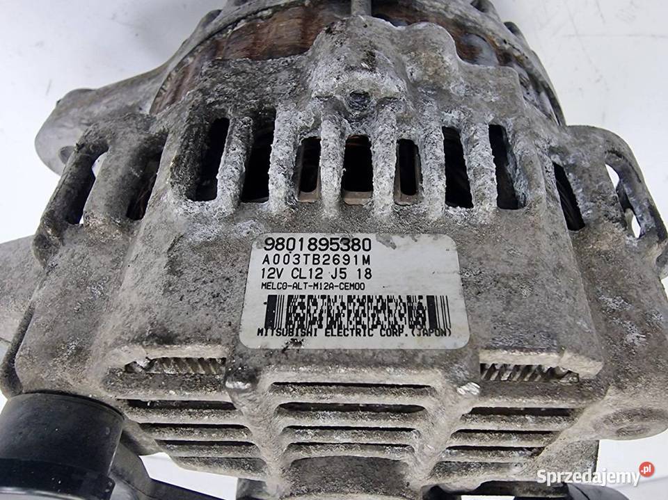 ALTERNATOR CITROEN C ELYSEE 9801895380 Lipno sprzedam