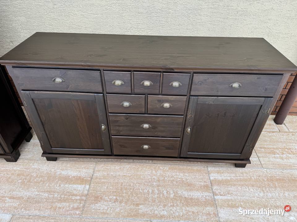 Komoda drewniana Markor Ikea szafka witryna Garwolin
