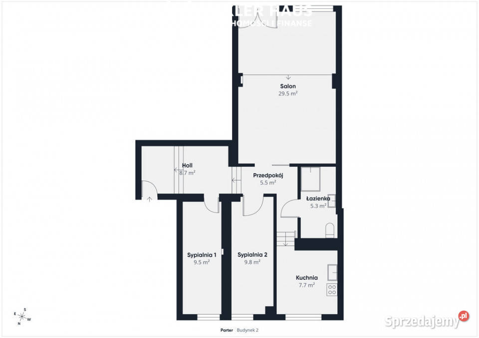 Mieszkanie na perterze z ogródkiem w SM Gołdap