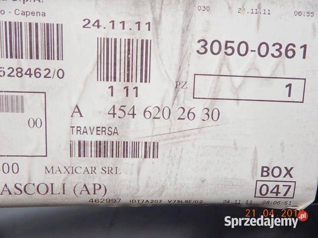 SMART FORFOUR 454 WSPORNIK BELKA POPRZECZNA NOWA