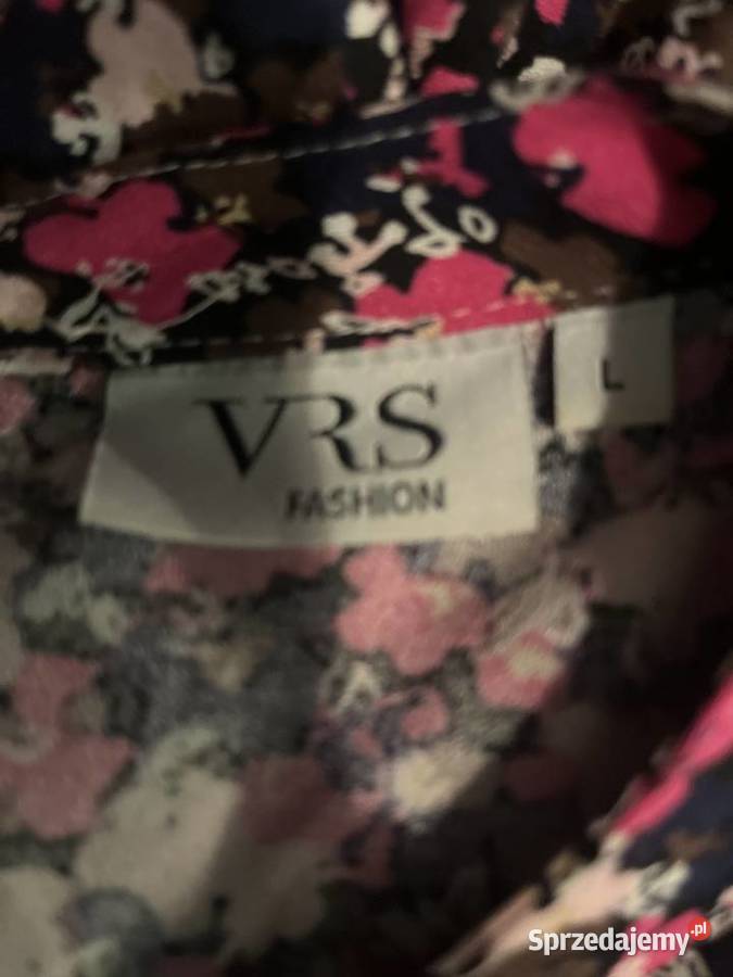 Vrs fashion sukienka modny wzór kwiaty floral biały Choszczno sprzedam