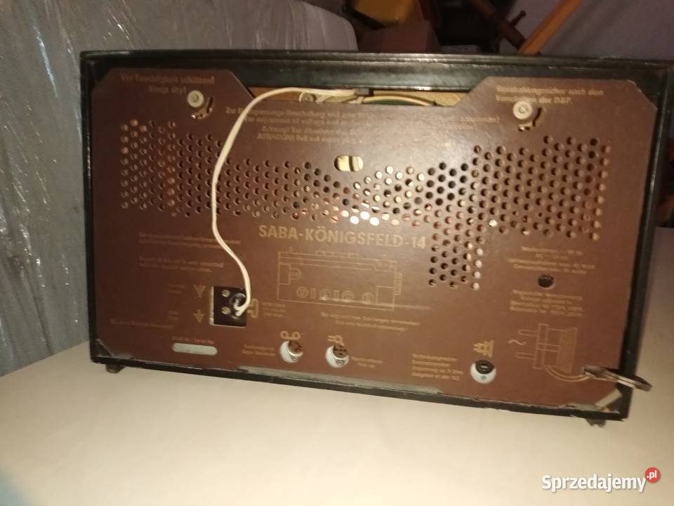 Radio lampowe Saba Konigsfeld 14 unikat stan