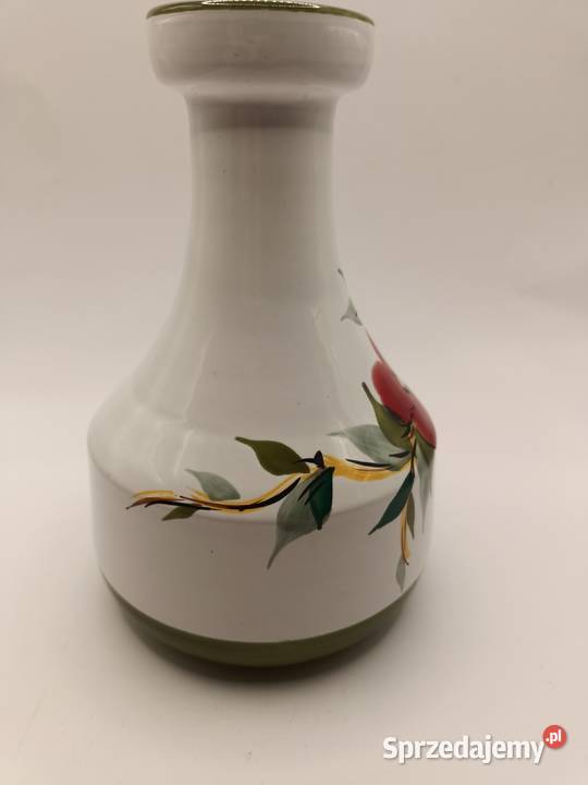 Naczynie ceramiczne butelka ręcznie malowany Zamość sprzedam