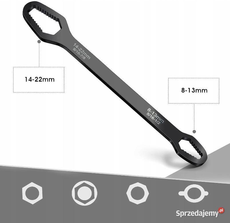 PŁASKI KLUCZ UNIWERSALNY OCZKOWY TORX CALOWY 822 Gdańsk