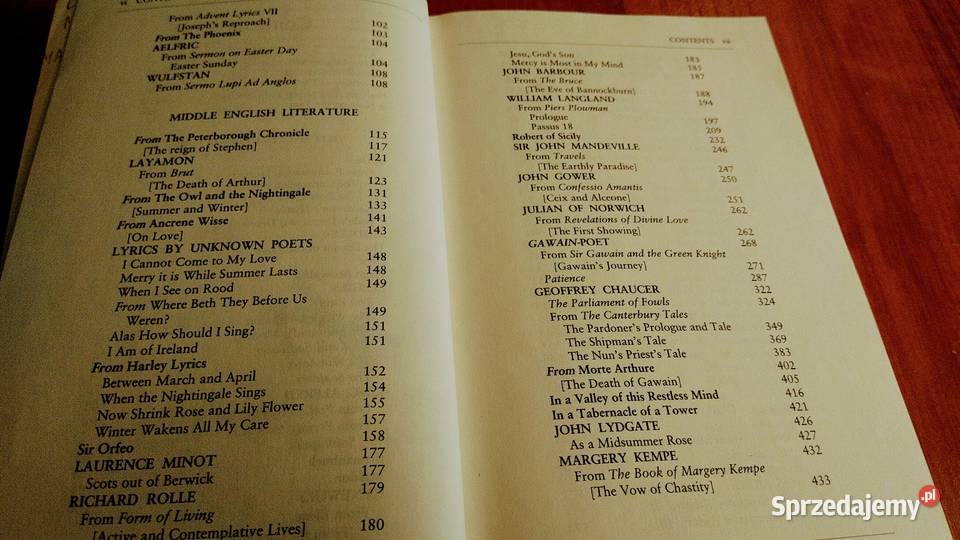 Macmillan anthologies of English literature 1 Gdańsk