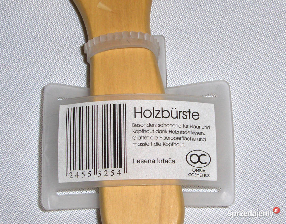 Drewniana szczotka do włosów paddle brush NOWA Łódź