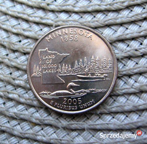 USA 25 Cent 2005r D Stany USA Minnesota wielkopolskie
