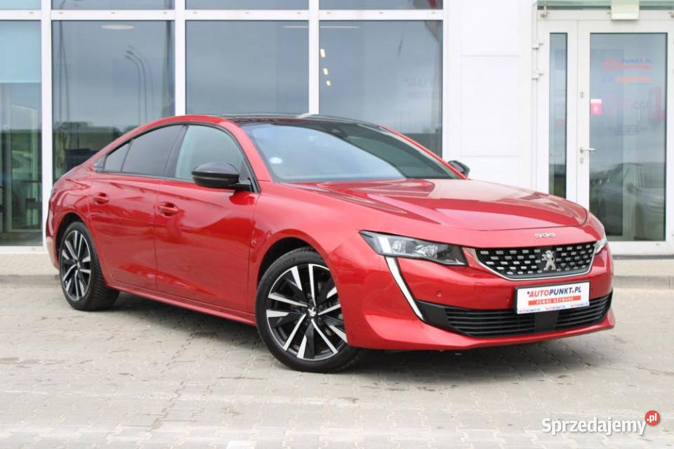 Peugeot 508 2021r ACC Night Vision Panorama Samochody osobowe