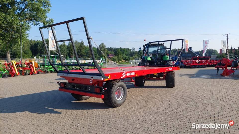 Przyczepa Platforma do Bel METALFACH T014 T009 Przyczepy rolnicze
