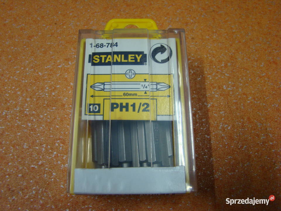Bit Ph 1 2 14 cala x 60 mm STANLEY Ref 168784 Ręczne Bielsko-Biała sprzedam
