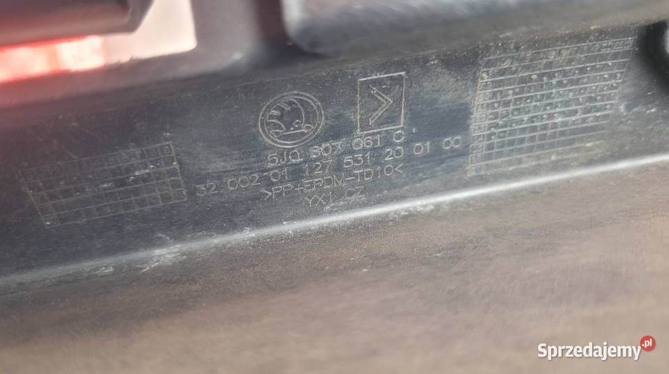 SKODA FABIA II LIFT ROOMSTER 10 SPOILER DOKŁADKA