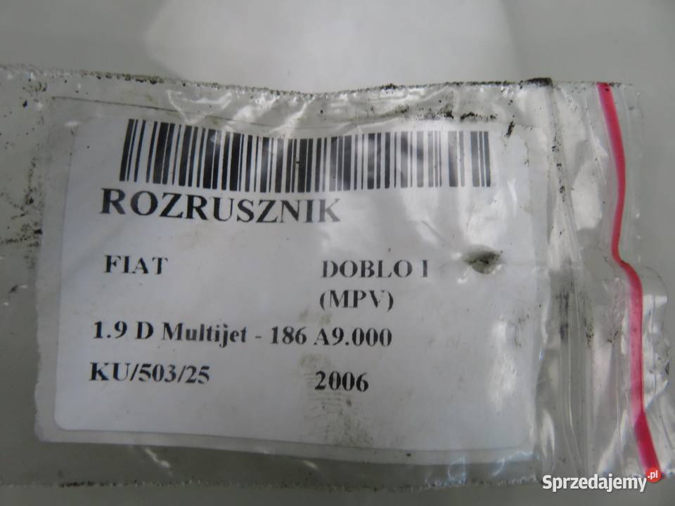 ROZRUSZNIK FIAT DOBLO I MPV 19 D Multijet 186
