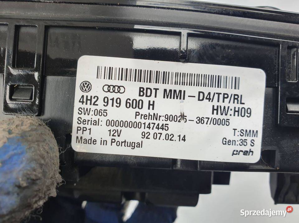 PANEL AUDI A8 L D4 4H2919600H Lipno