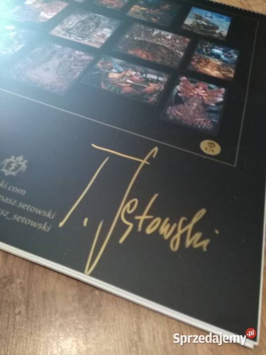 Tomasz Sętowski Kalendarz 2021 z autografem Włocławek