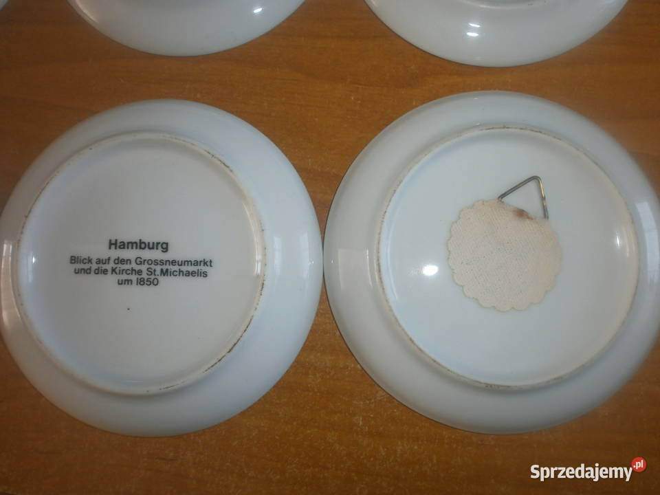 talerzyki miast Niemcy 8 sztuk Pozostałe Zielona Góra