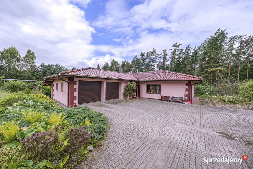 Dom na działce 7500m2 w Dąbrówce k Wejherowa dachówka Dąbrówka