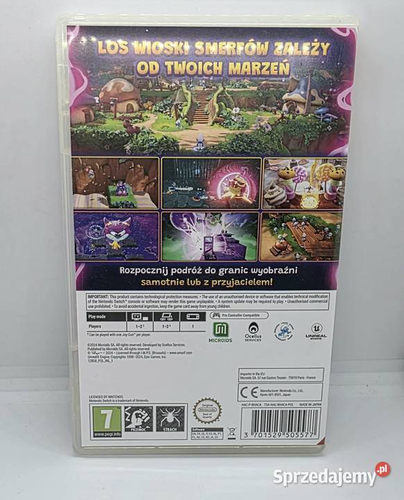 Gra Smerfy Smerfne Marzenia Nintendo Switch